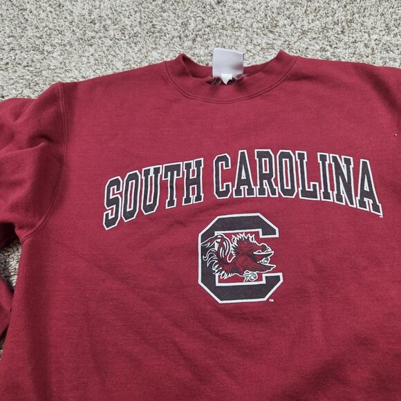 University of South Carolina Gamecocks Champion Sweatshirt Adult Small Red Crew - Picture 3 of 6